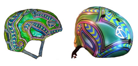 Helmet design and final product