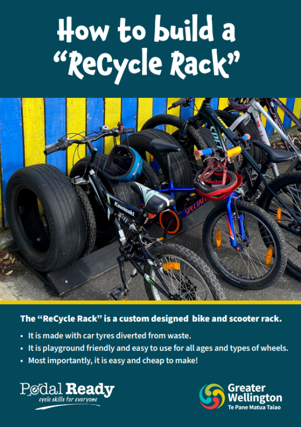 Recycle rack guide cover